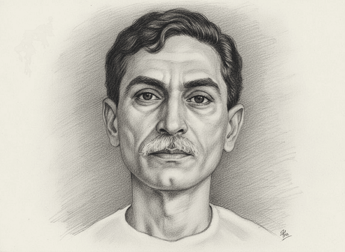 Portrait of Munshi Premchand